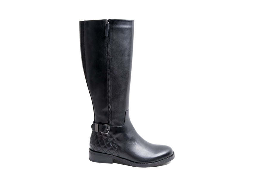 BIBI WATERPROOF BLACK LEATHER - Shoes - Steve Madden Canada