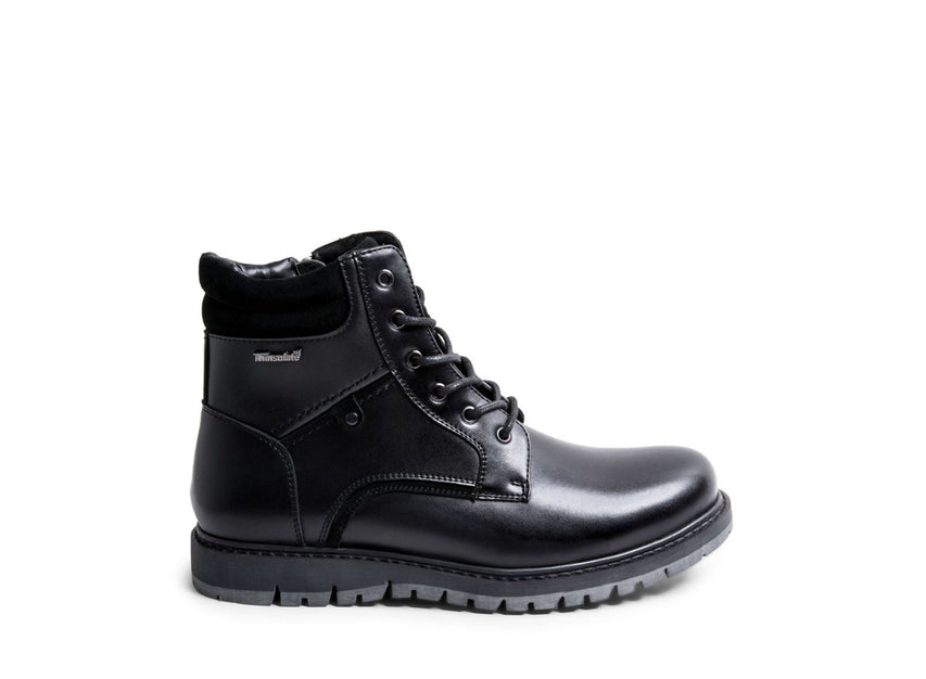 COLE WATERPROOF BLACK LEATHER - Shoes - Steve Madden Canada