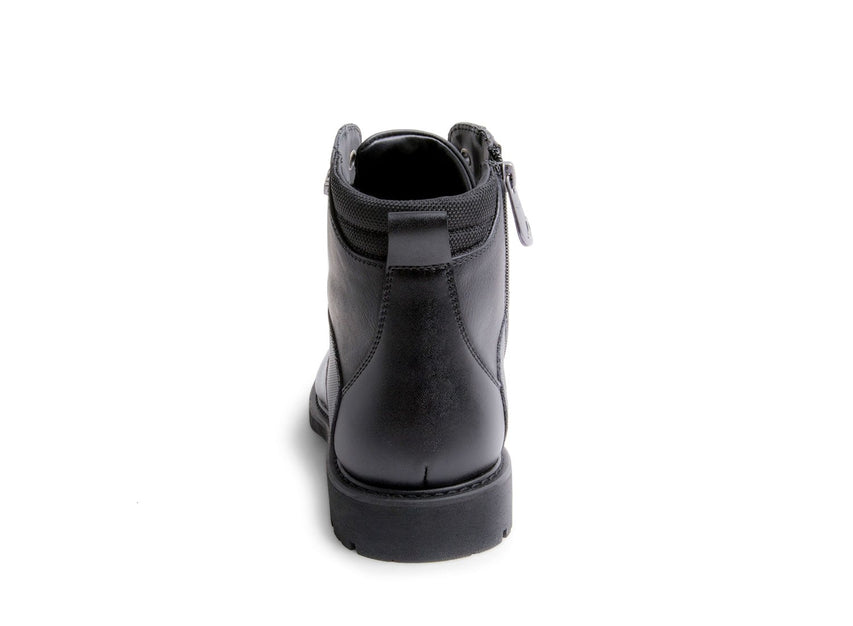 DAVID WATERPROOF BLACK LEATHER - Shoes - Steve Madden Canada