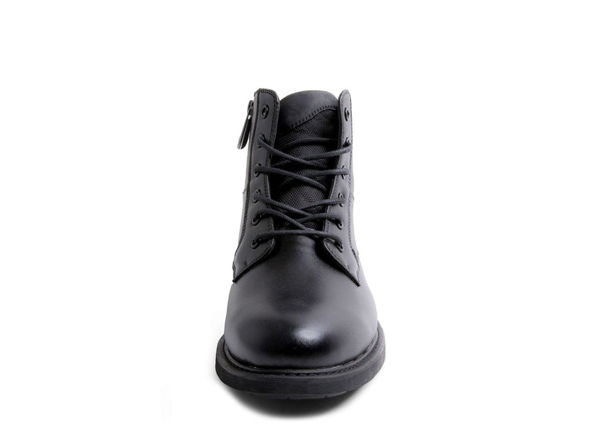 DAVID WATERPROOF BLACK LEATHER - Shoes - Steve Madden Canada