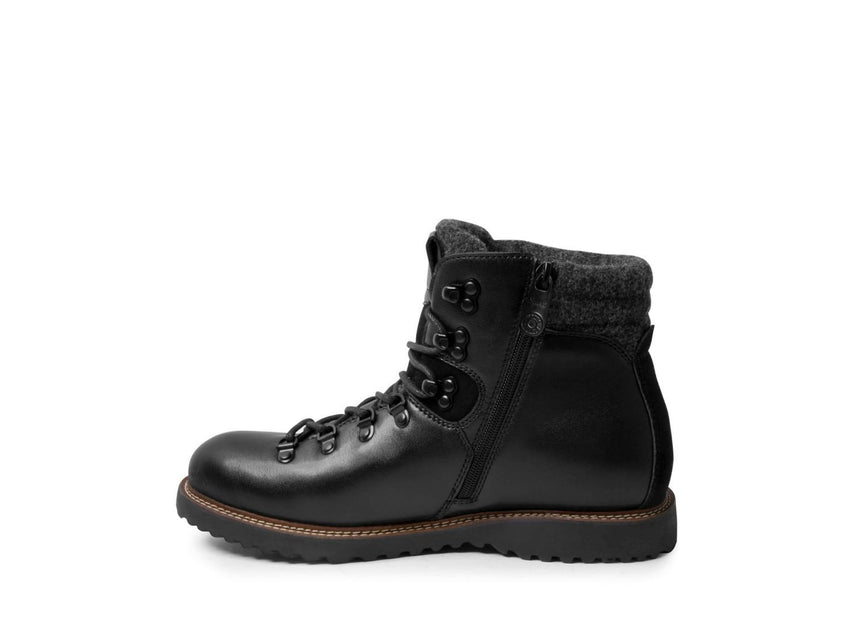 MORGAN WATERPROOF BLACK LEATHER - Shoes - Steve Madden Canada