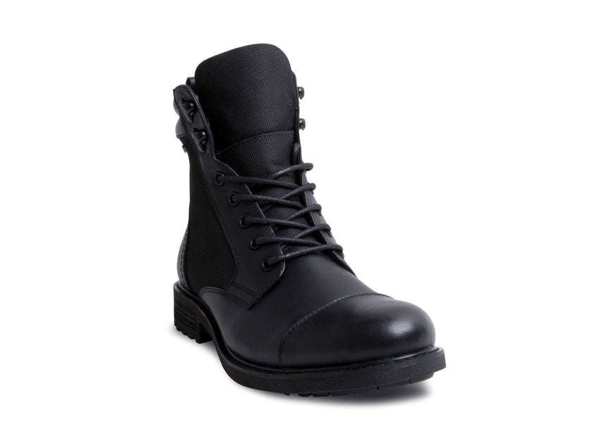 PAXTONN WATERPROOF BLACK LEATHER - Shoes - Steve Madden Canada