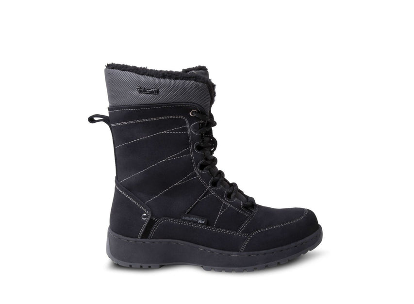 RAVEN WATERPROOF BLACK LEATHER - Shoes - Steve Madden Canada