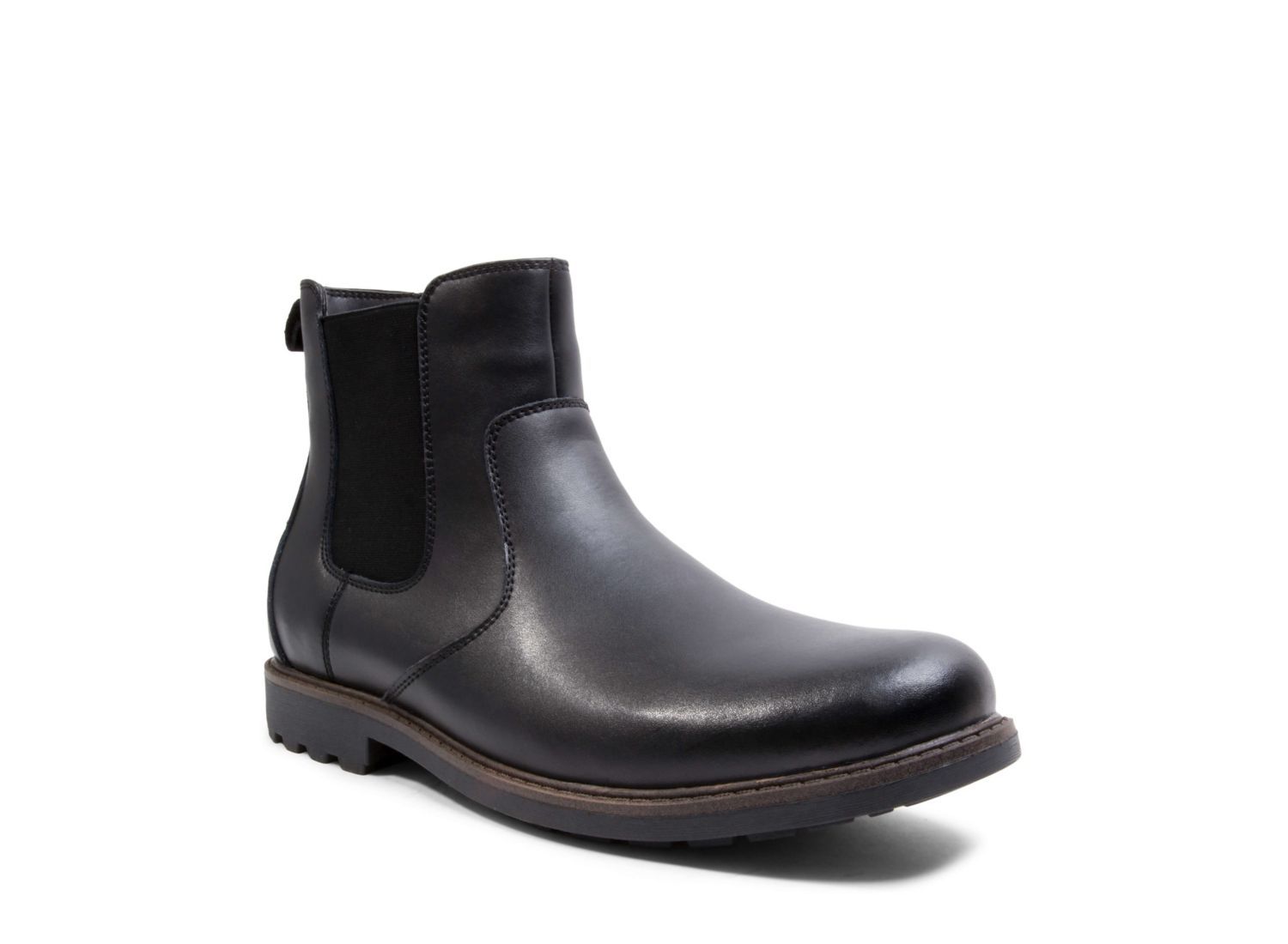 SHADE WATERPROOF BLACK LEATHER - Shoes - Steve Madden Canada