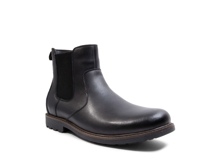 SHADE WATERPROOF BLACK LEATHER - Shoes - Steve Madden Canada