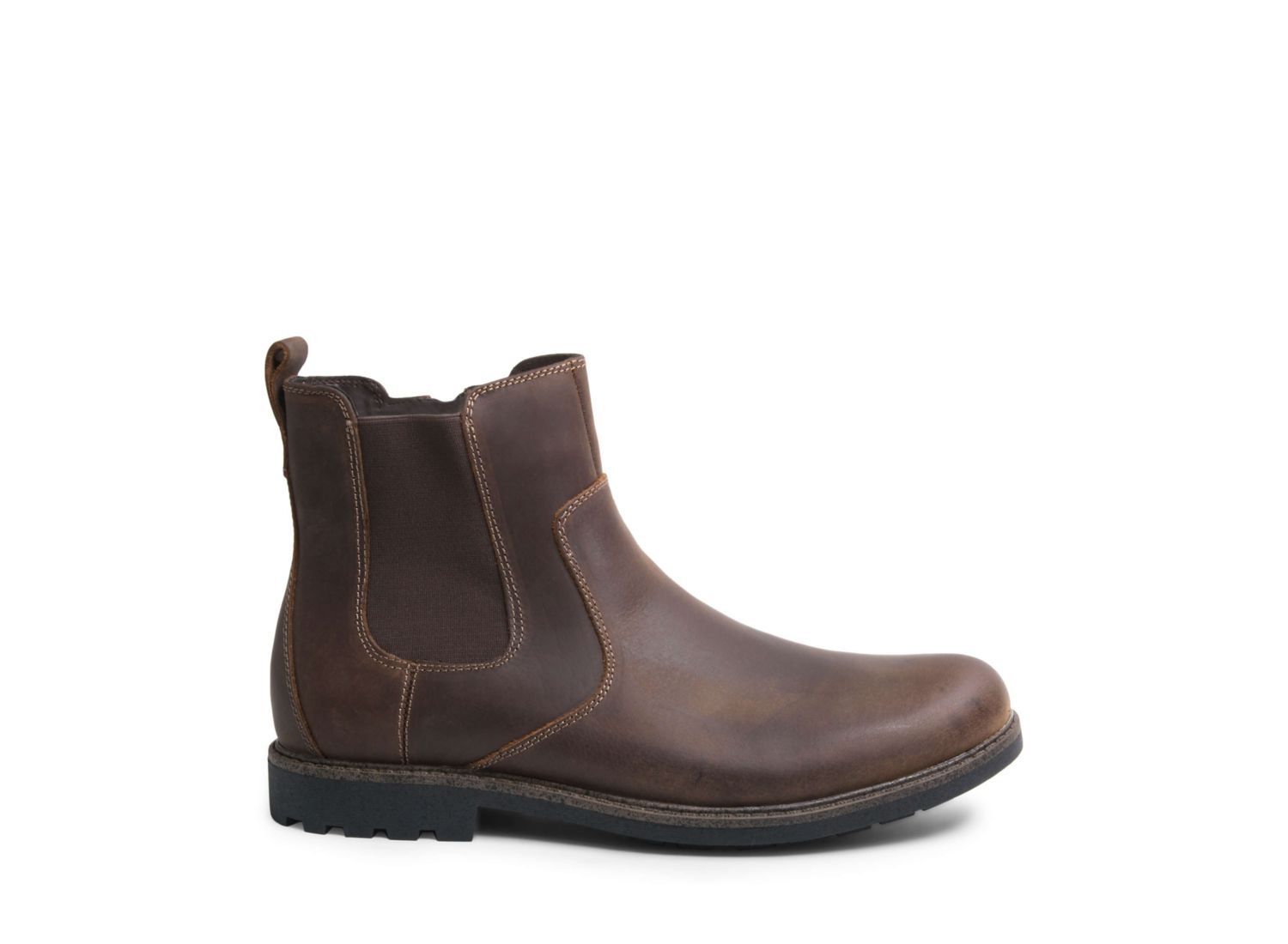 SHADE WATERPROOF BROWN LEATHER - Shoes - Steve Madden Canada