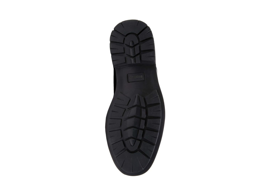 SLIDE WATERPROOF BLACK LEATHER - Shoes - Steve Madden Canada