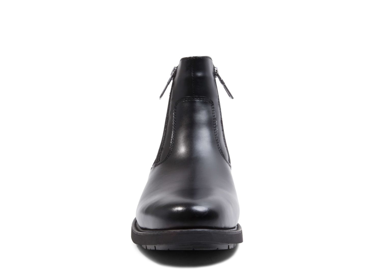 SLIDE WATERPROOF BLACK LEATHER - Shoes - Steve Madden Canada