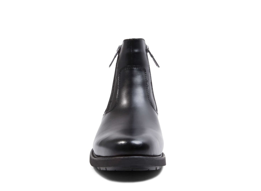 SLIDE WATERPROOF BLACK LEATHER - Shoes - Steve Madden Canada