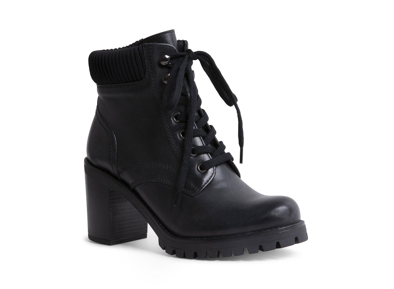 ALICIAA BLACK LEATHER