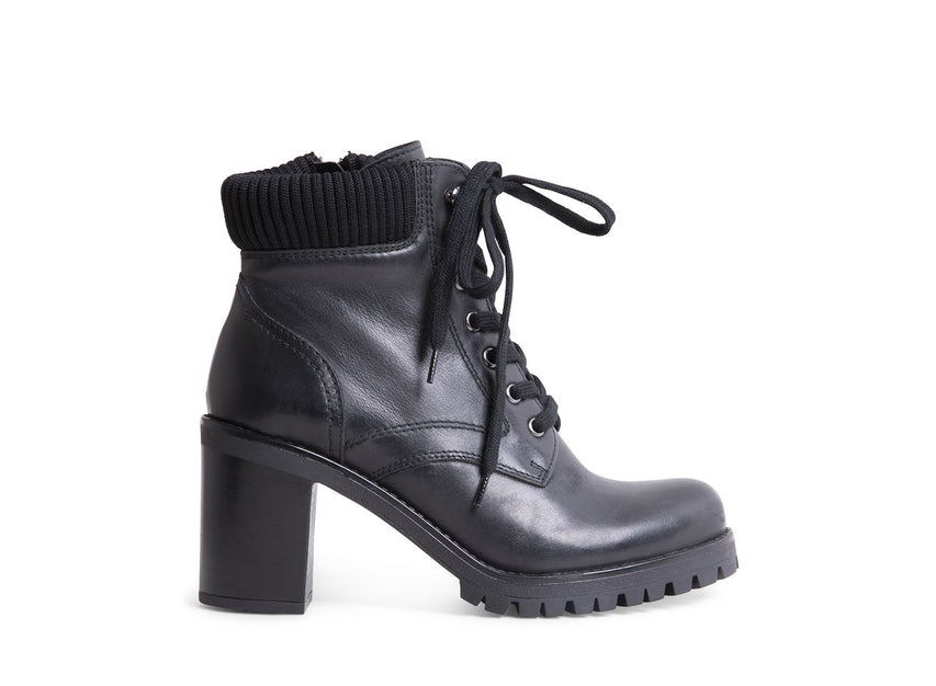 ALICIAA BLACK LEATHER