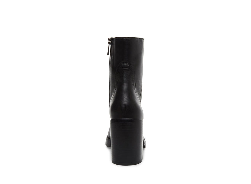 DELLAA BLACK LEATHER - Shoes - Steve Madden Canada