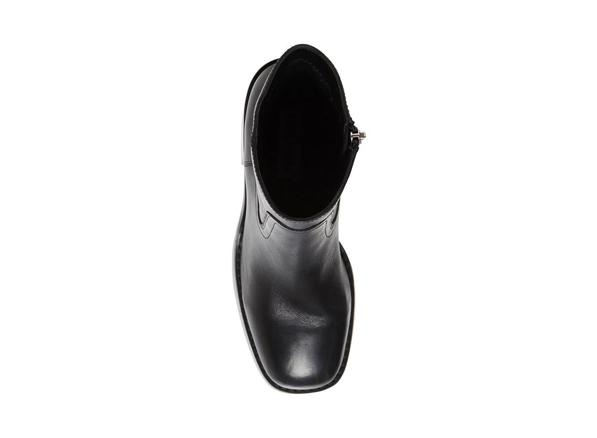 DELLAA BLACK LEATHER - Shoes - Steve Madden Canada