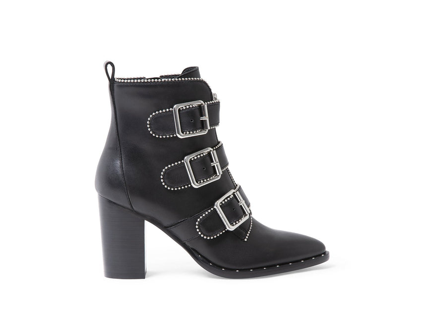 HATTIE BLACK LEATHER