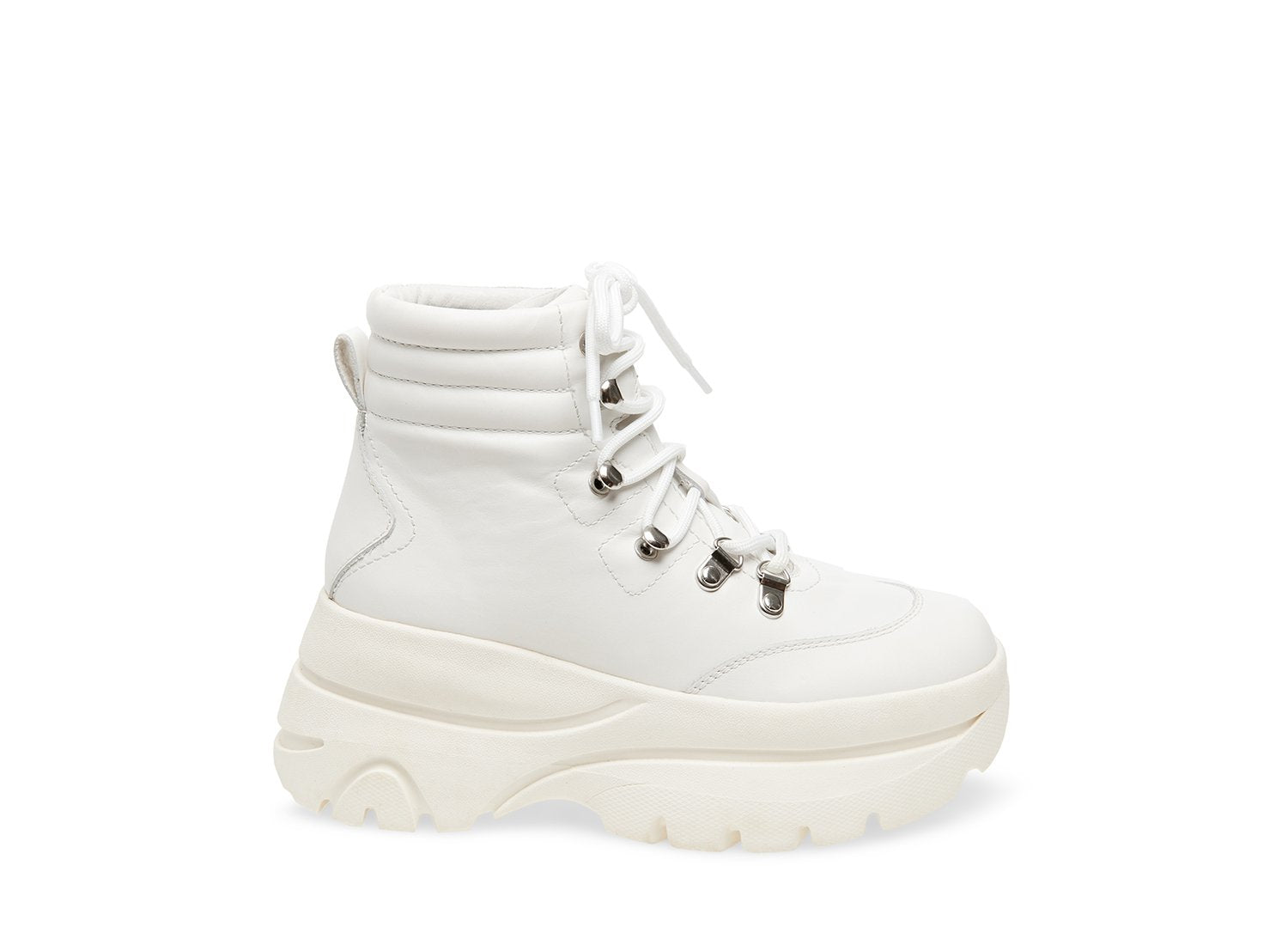 HUSKY WHITE LEATHER -  - Steve Madden Canada