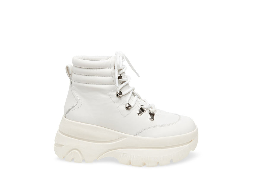 HUSKY WHITE LEATHER -  - Steve Madden Canada
