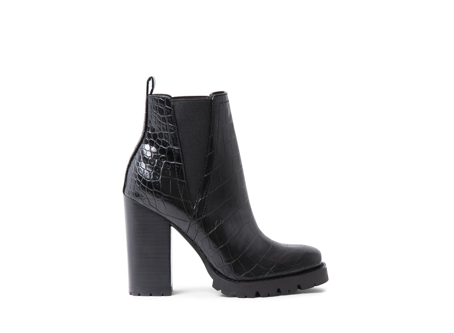 LADON BLACK EXOTIC - Shoes - Steve Madden Canada