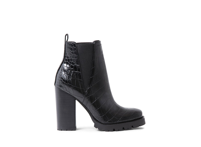 LADON BLACK EXOTIC - Shoes - Steve Madden Canada