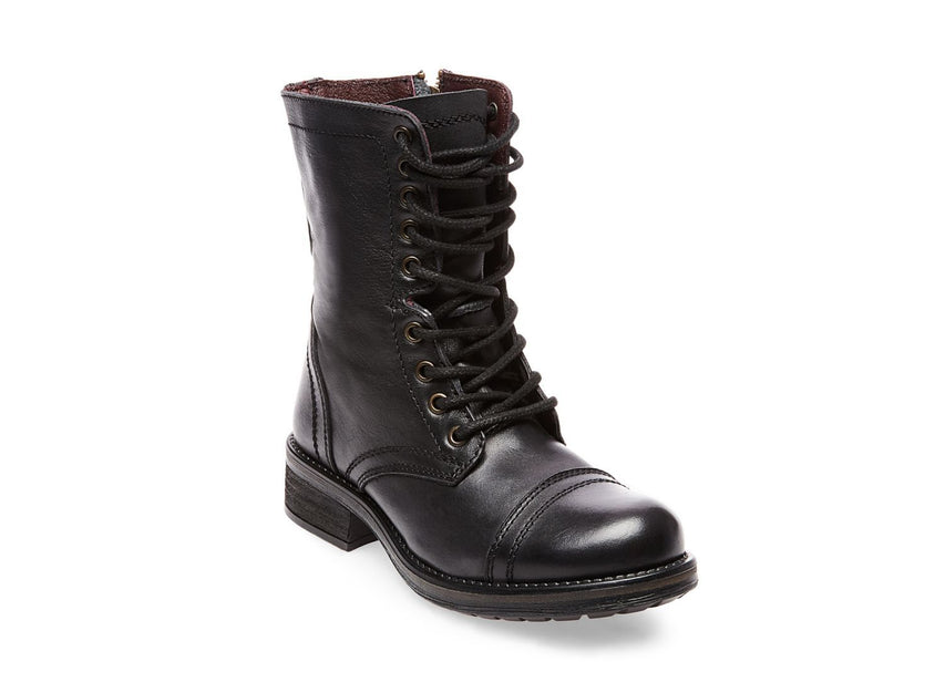 TROOPA2-0 BLACK LEATHER - Shoes - Steve Madden Canada