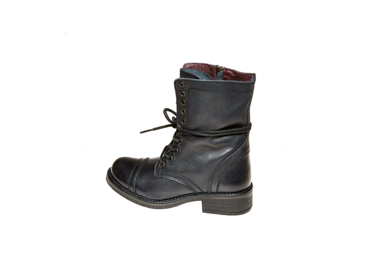 TROOPA2-0 BLACK LEATHER - Shoes - Steve Madden Canada