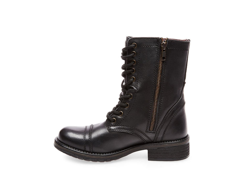 TROOPA2-0 BLACK LEATHER - Shoes - Steve Madden Canada