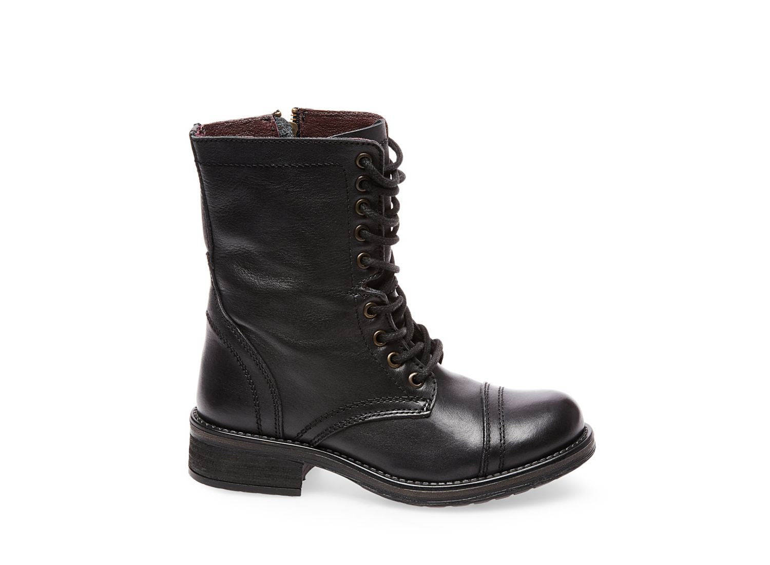 TROOPA2-0 BLACK LEATHER - Shoes - Steve Madden Canada