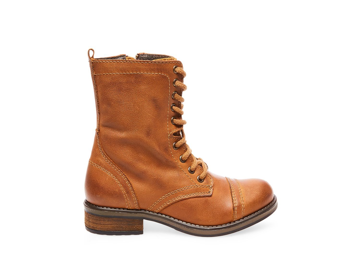 TROOPA2-0 COGNAC LEATHER - Shoes - Steve Madden Canada