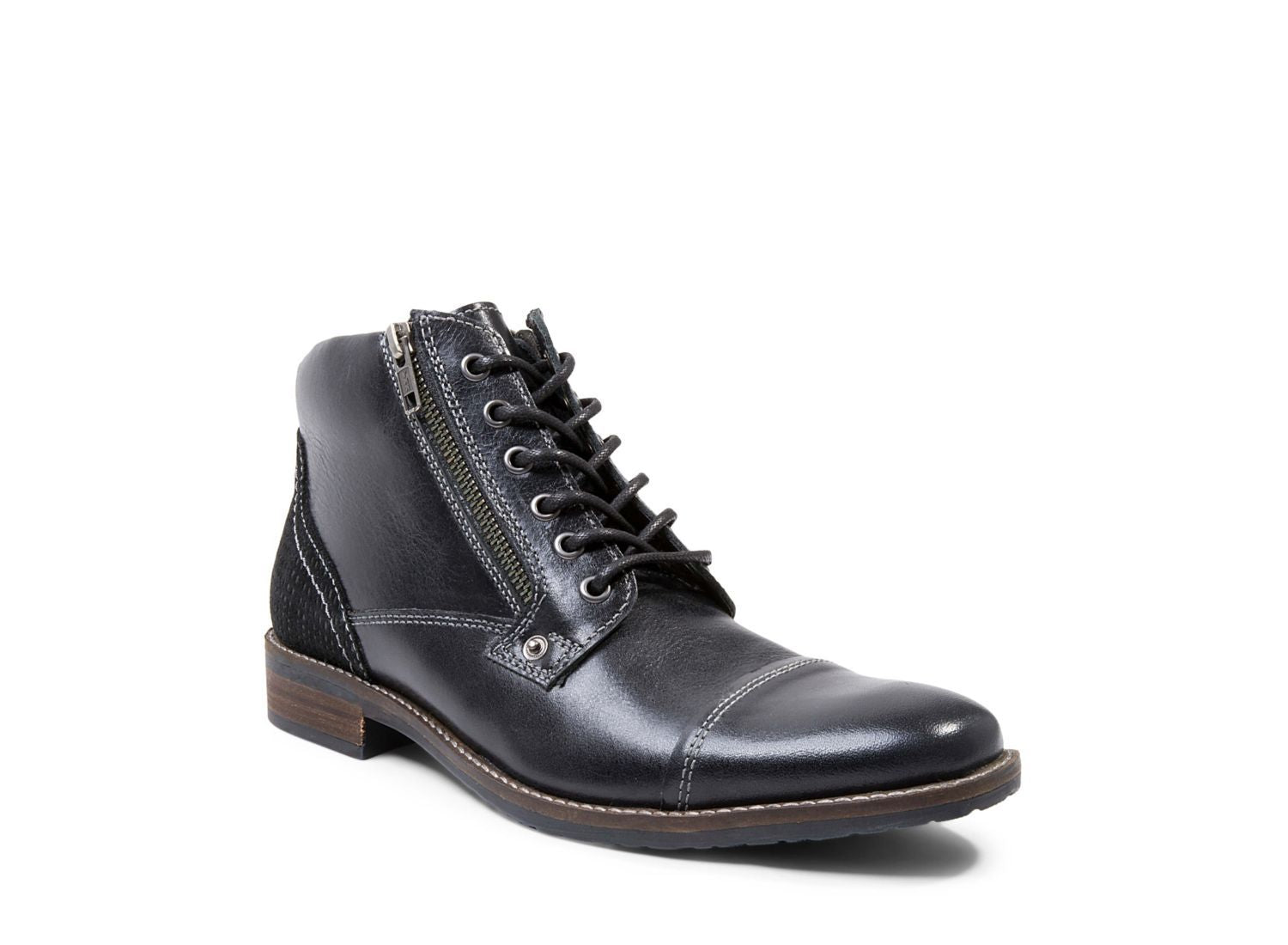 ABSOLUTE BLACK LEATHER - Shoes - Steve Madden Canada