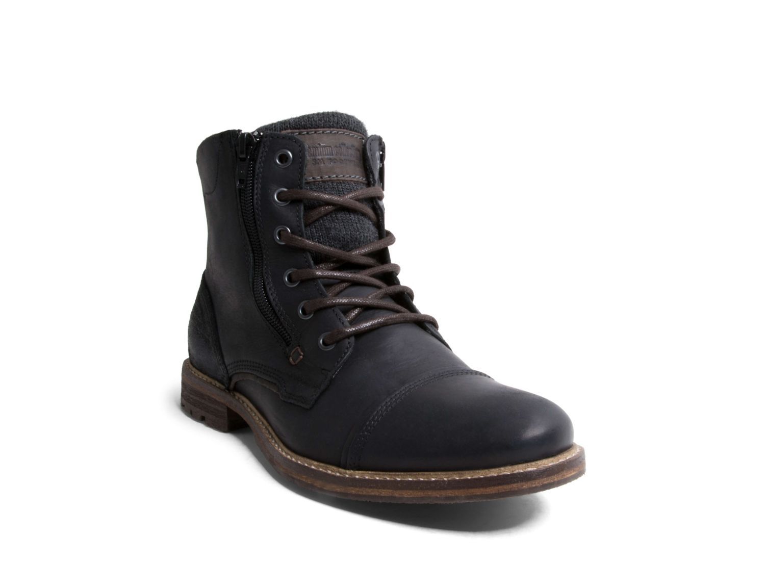 BRIDGES2 BLACK LEATHER - Shoes - Steve Madden Canada