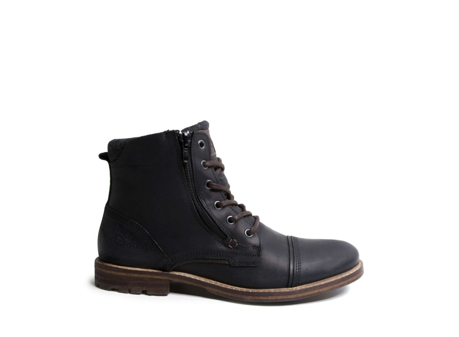 BRIDGES2 BLACK LEATHER - Shoes - Steve Madden Canada