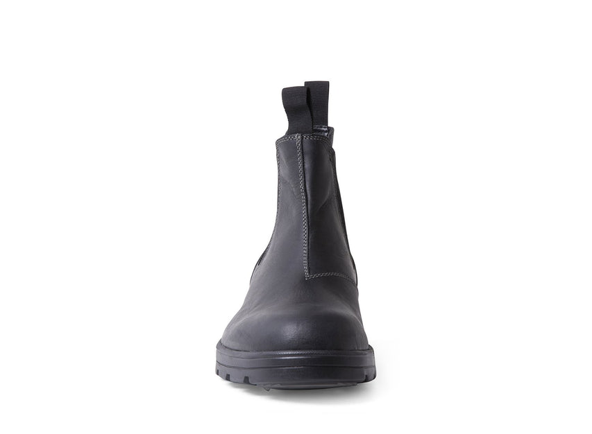 BUILDER BLACK LEATHER - Shoes - Steve Madden Canada