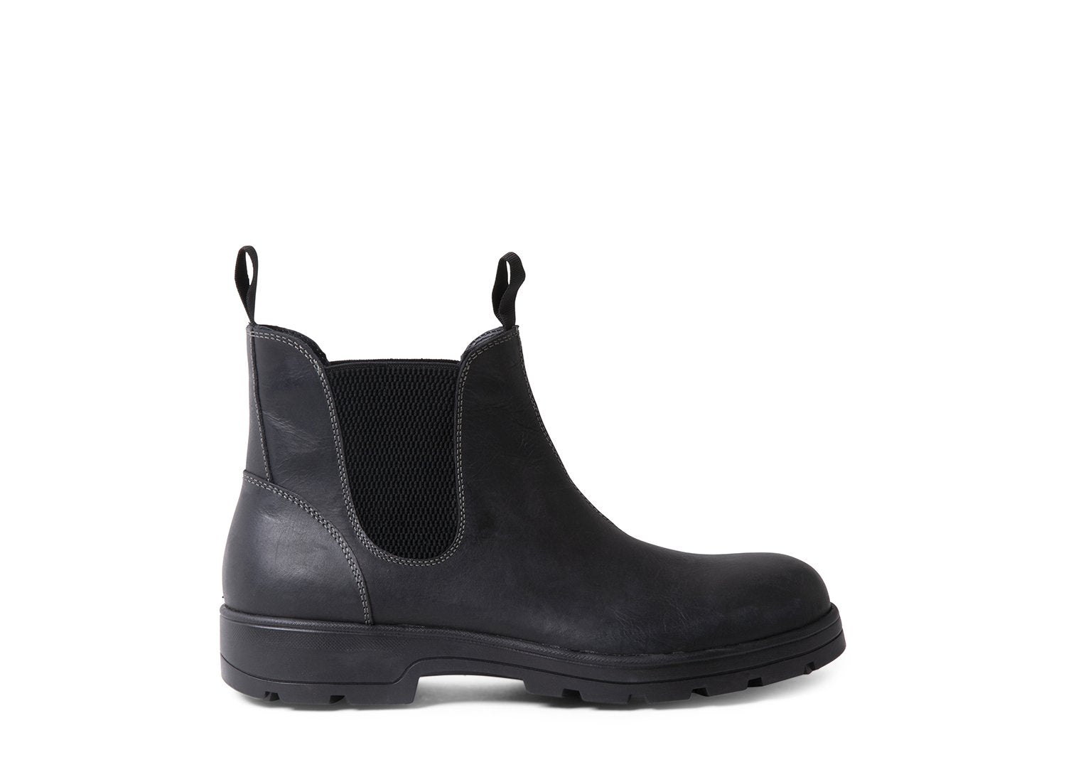 BUILDER BLACK LEATHER - Shoes - Steve Madden Canada