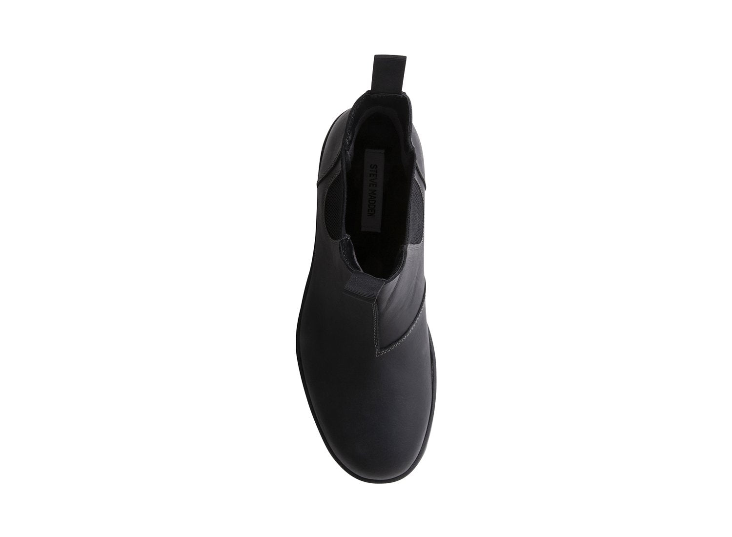 BUILDER BLACK LEATHER - Shoes - Steve Madden Canada