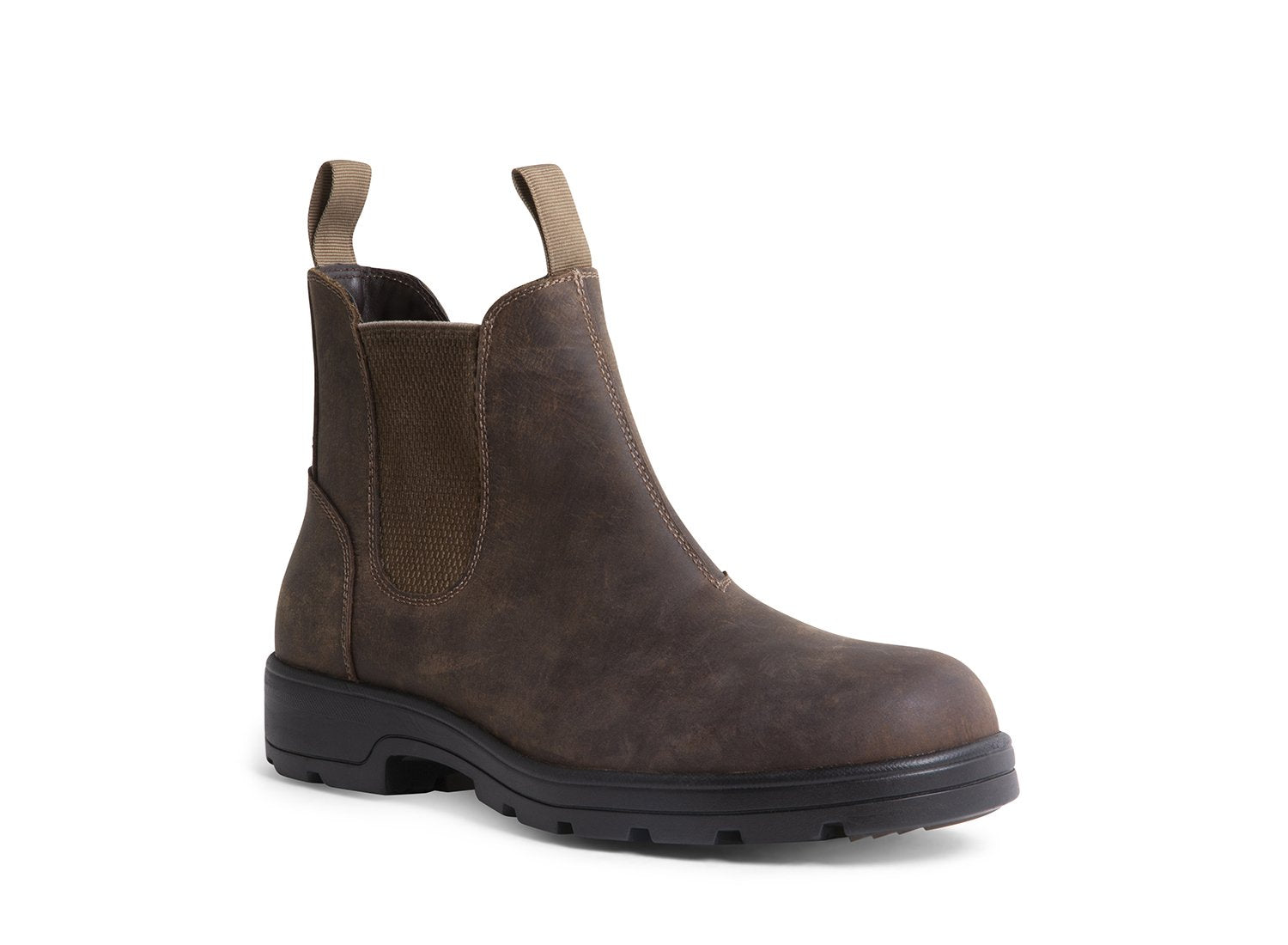 BUILDER BROWN LEATHER - Shoes - Steve Madden Canada