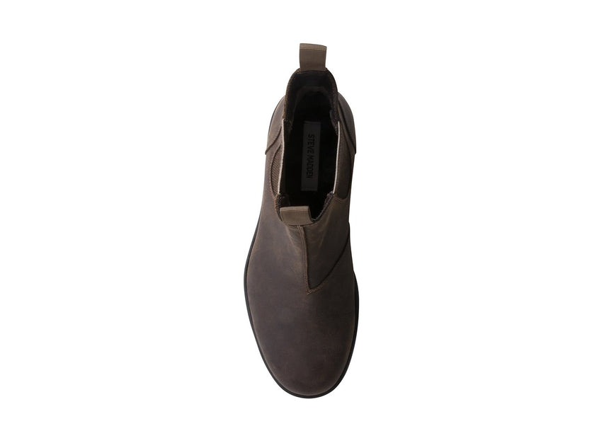 BUILDER BROWN LEATHER - Shoes - Steve Madden Canada