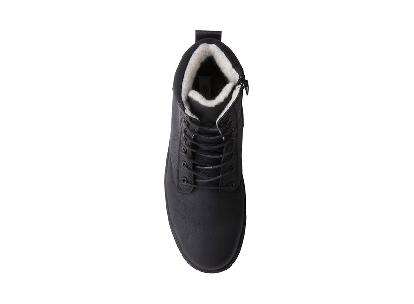 DALY BLACK LEATHER - Shoes - Steve Madden Canada