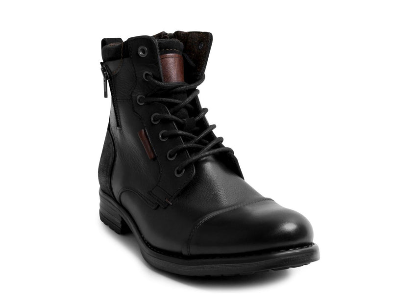 MAGOZ2 BLACK LEATHER - Shoes - Steve Madden Canada