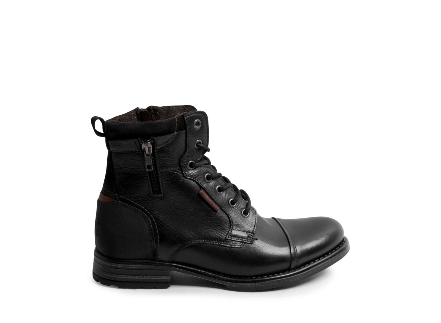 MAGOZ2 BLACK LEATHER - Shoes - Steve Madden Canada
