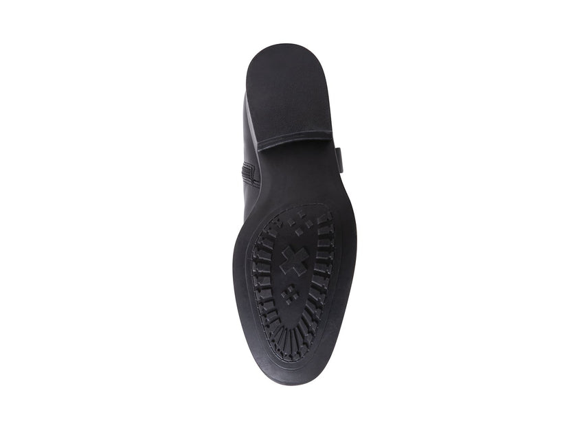 SHIRLEY BLACK LEATHER