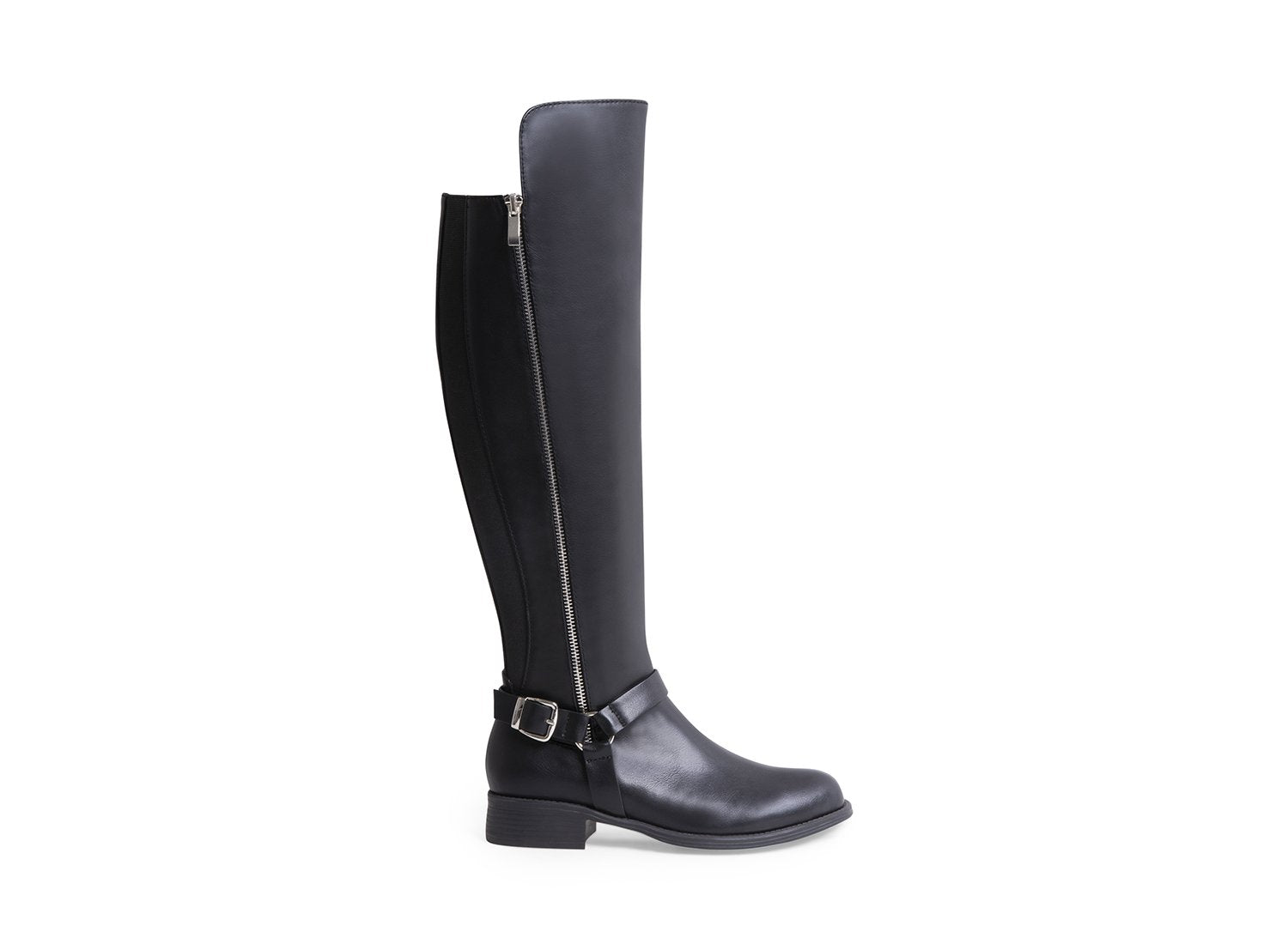 SHIRLEY BLACK LEATHER