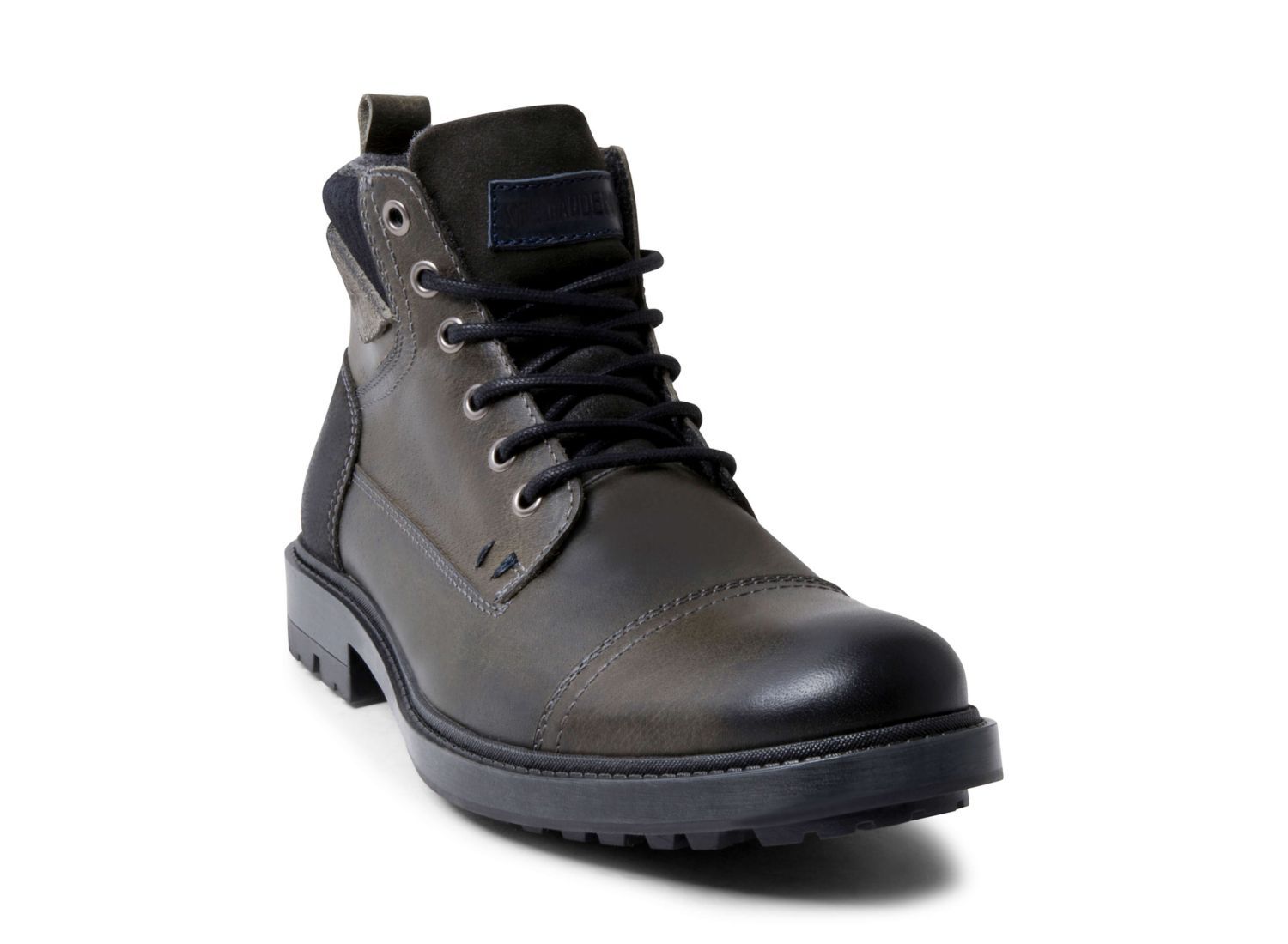 URELIO GREY LEATHER - Shoes - Steve Madden Canada