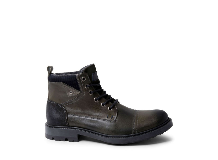 URELIO GREY LEATHER - Shoes - Steve Madden Canada