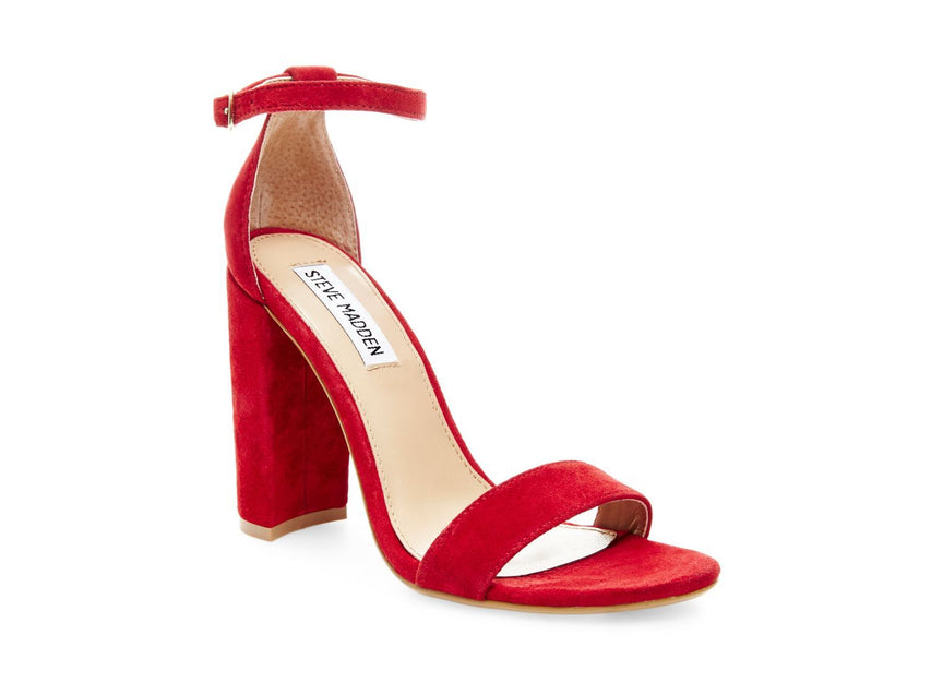 CARRSON RED SUEDE - Shoes - Steve Madden Canada