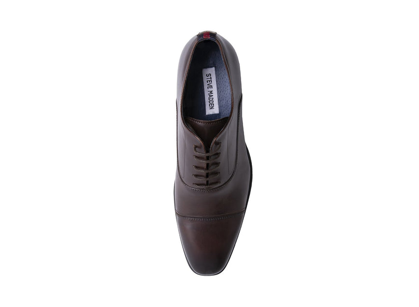 JACKSONN BROWN LEATHER - Shoes - Steve Madden Canada