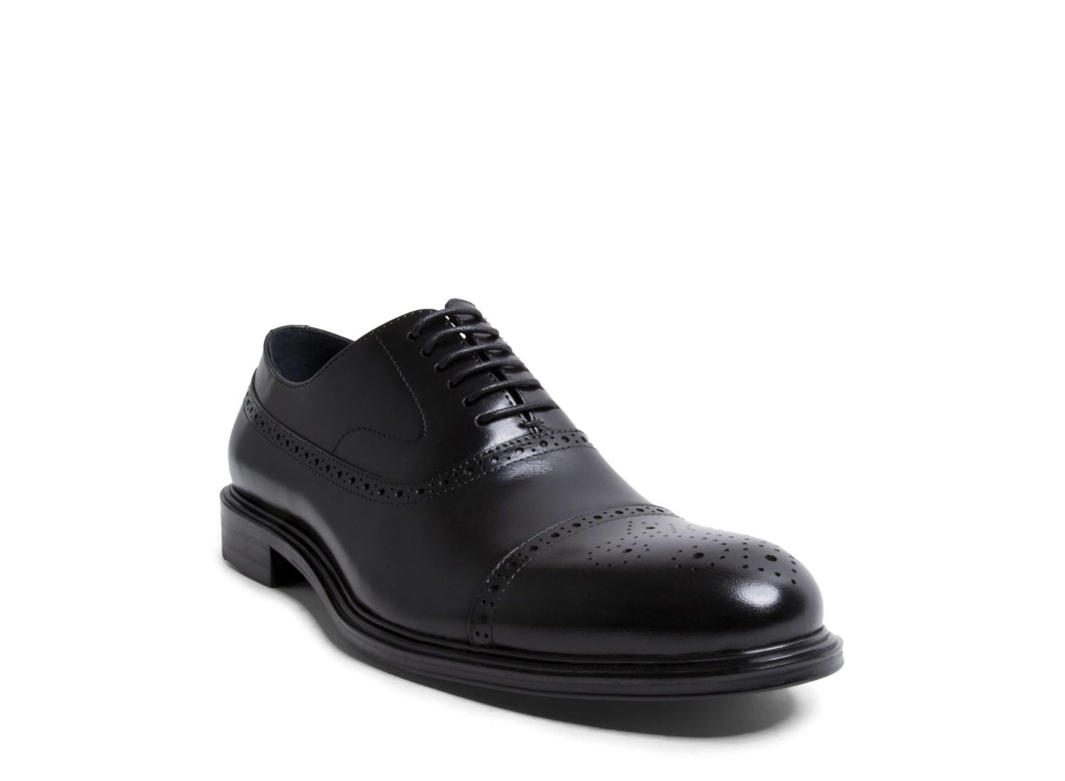 JEFERSON BLACK LEATHER - Shoes - Steve Madden Canada