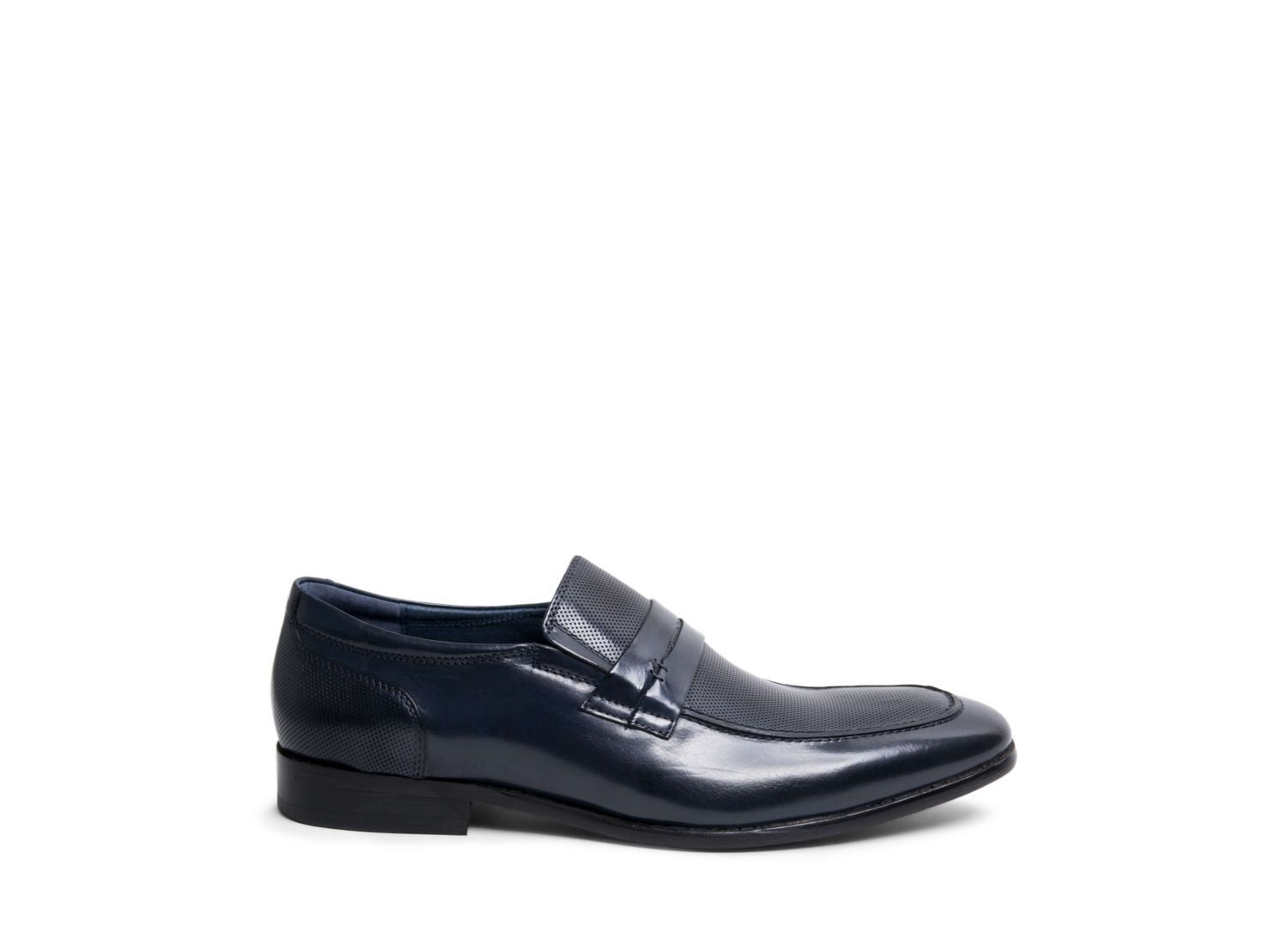 JETLINE BLUE LEATHER - Shoes - Steve Madden Canada