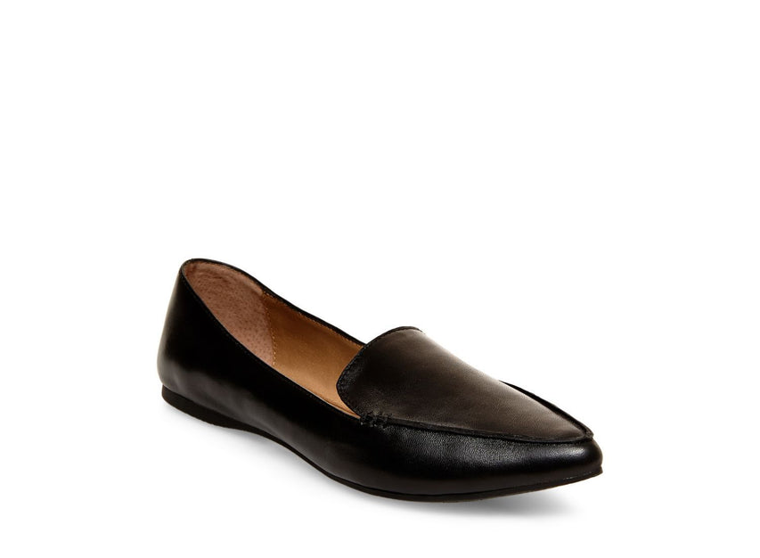 FEATHER BLACK LEATHER - Shoes - Steve Madden Canada