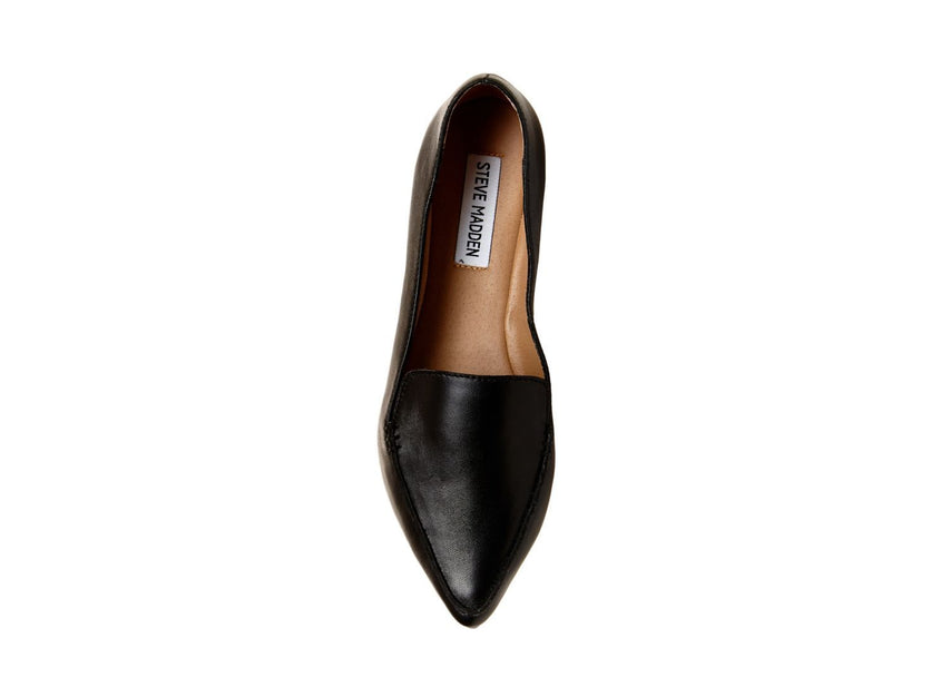 FEATHER BLACK LEATHER - Shoes - Steve Madden Canada
