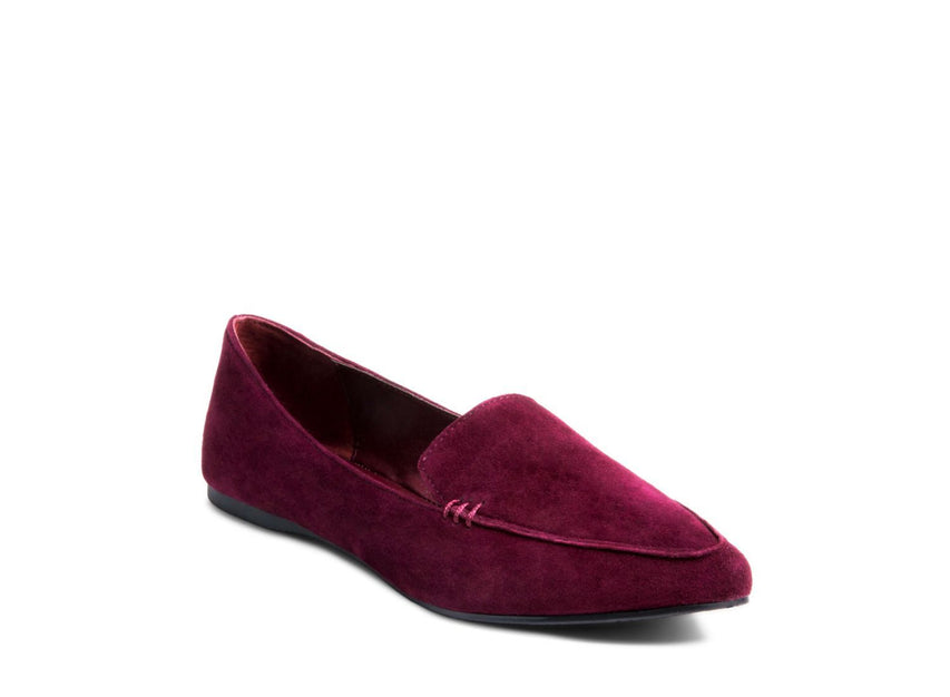 FEATHER BURGUNDY SUEDE - Shoes - Steve Madden Canada