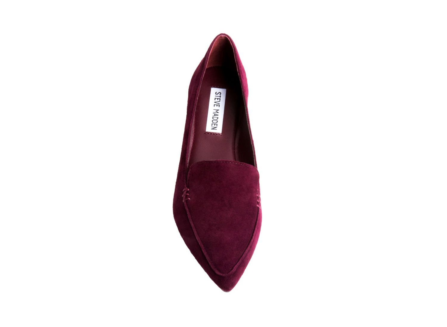 FEATHER BURGUNDY SUEDE - Shoes - Steve Madden Canada